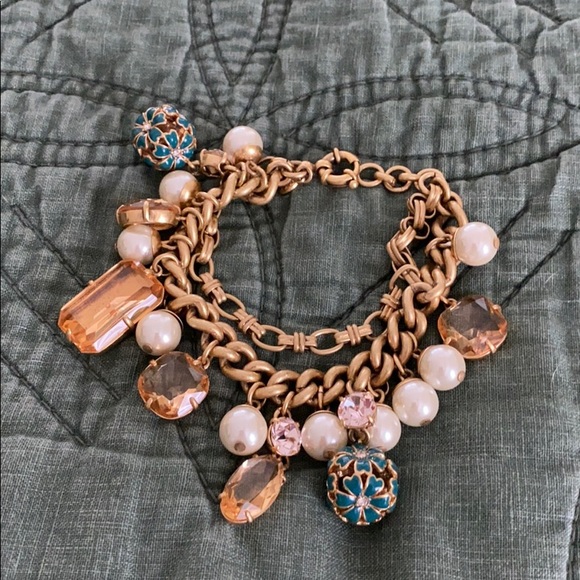 J Crew Bracelet Gold Tone Nwot - Picture 3 of 5